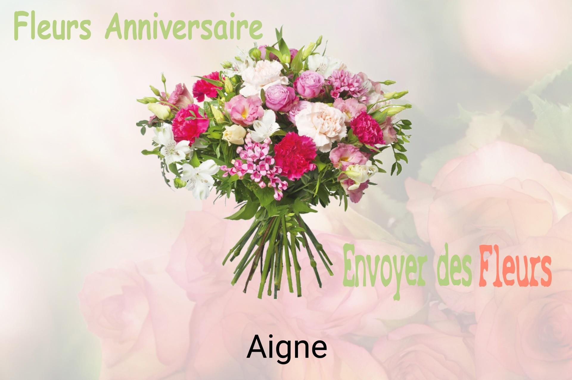Bouquet de fleurs d’anniversaire livré à Aigne